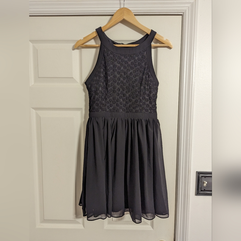 Miami black dress sleeveless Fit And Flare size small
